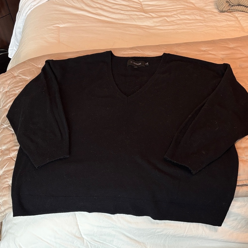 11 HONORE sweater plus size wool and cashmere blend 2x